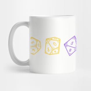 Non-binary DND Dice Set Mug